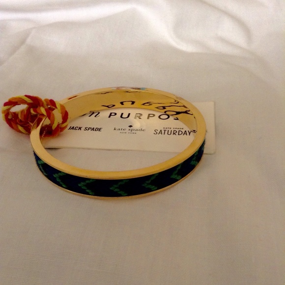 KATE SPADE On Purpose Take a Chance Bangle Green - Picture 3 of 3
